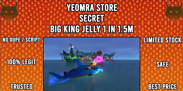 SECRET FISH IT! BIG KING JELLY 1 IN 1.5M