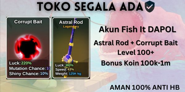 Akun Polos Corrupt Bait + Astral Rod