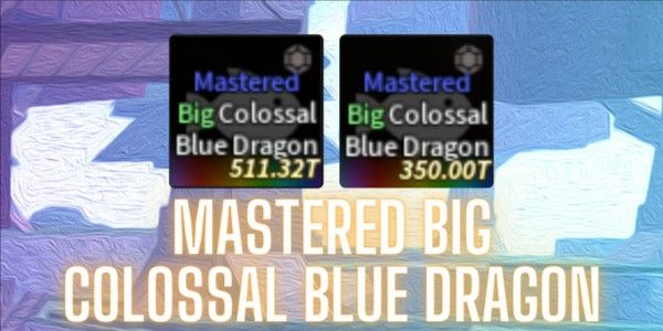 Buy Fish Mastered Big Colossal Blue Dragon Fisch 3914181 | itemku