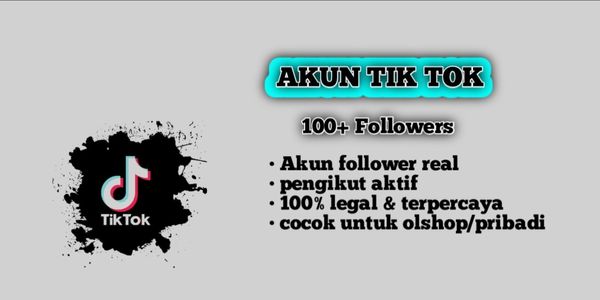 TIK TOK ACCOUNT 100+ FOLLOWERS