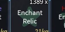 100 Enchant relic