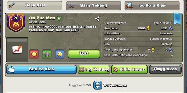 Clan Level 20 - Ibu Kota 10