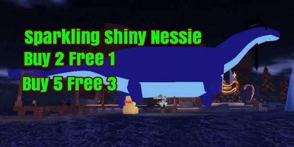 Sparkling shiny Nessie