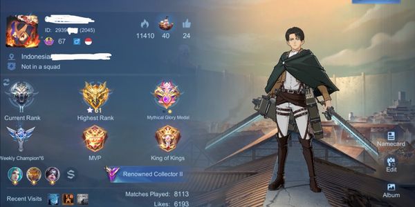 Sultan's Mobile Legends account