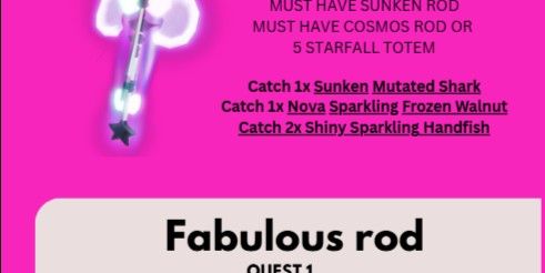 Fabulous Rod boost - Quest 1