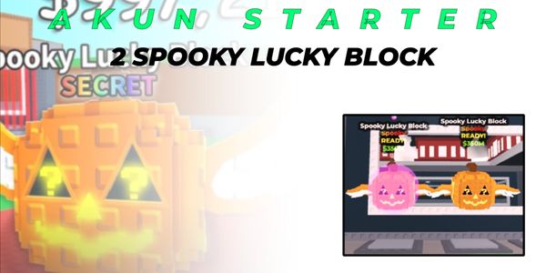 ACCOUNT STARTER | 2 SPOOKY LUCKY BLOCK | STEAL A BRAINROT