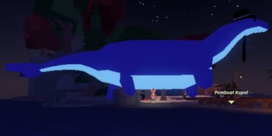 sparkling shiny giant nessie