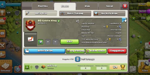 CLAN LEVEL 17 NICK KERENN MURAHH