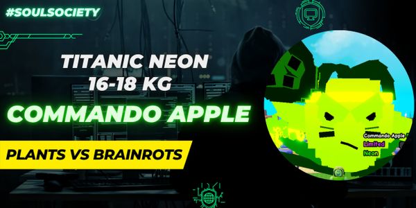 Beli Item Titanic Neon Commando Apple 16-18kg with 1,1M DPS Base Damage ...