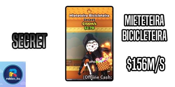 Mieteteira Bicicleteira Steal A Brainrot