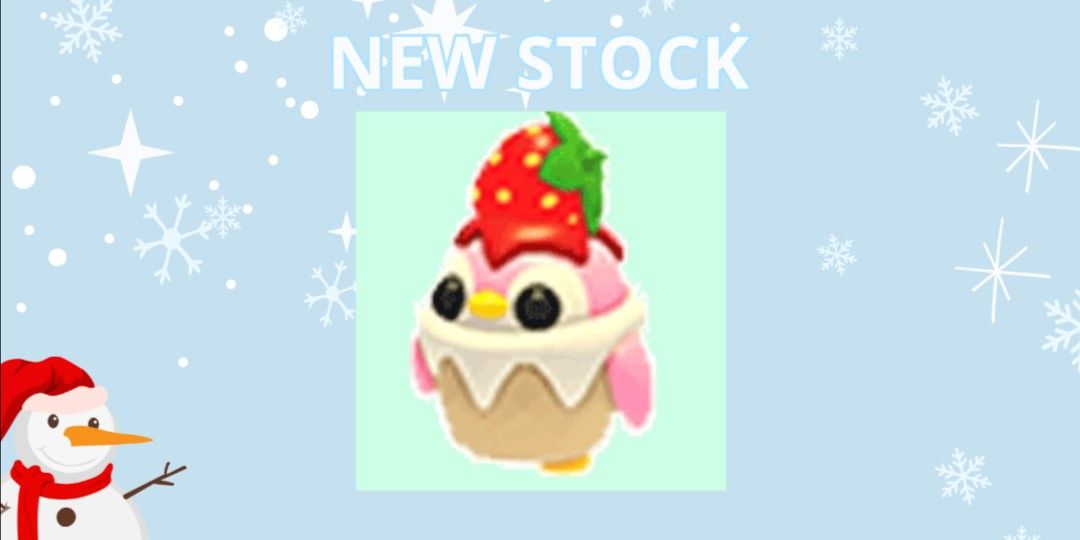 Strawberry Penguin - Adopt Me