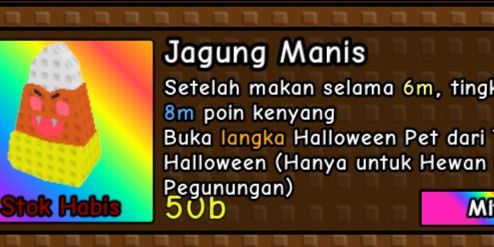 Candy Corn / Sweet Corn (Rare Halloween Mutation) + Bonus