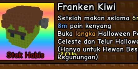Franken Kiwi (Mutation Rare Halloween) + Bonus