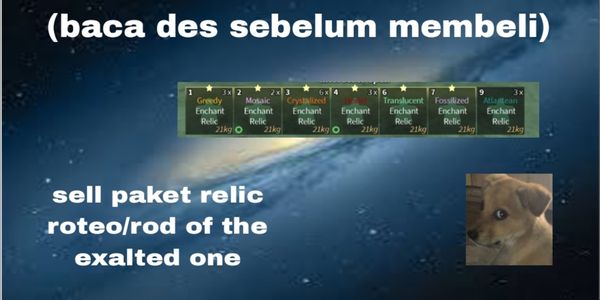 sell paket relic roteo/rod of the exalted one