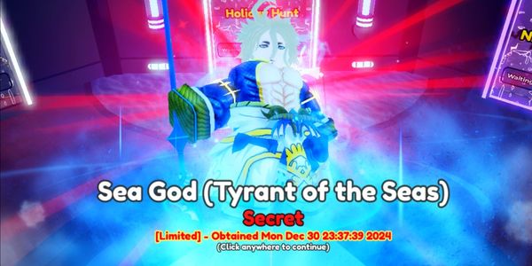 Sea God (Tyrant of the Seas) / Poseidon EVO | Anime Adventures