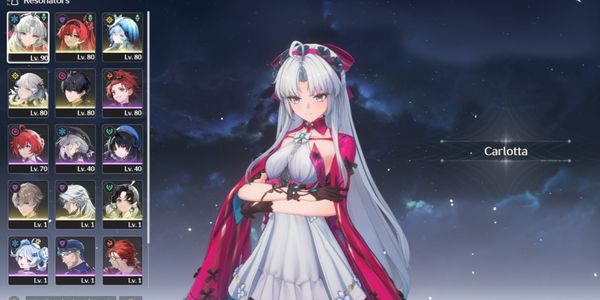 Carlotta sign, Carlotta sign, Shorekeeper 2 weapon sign, Jinshi wpb5