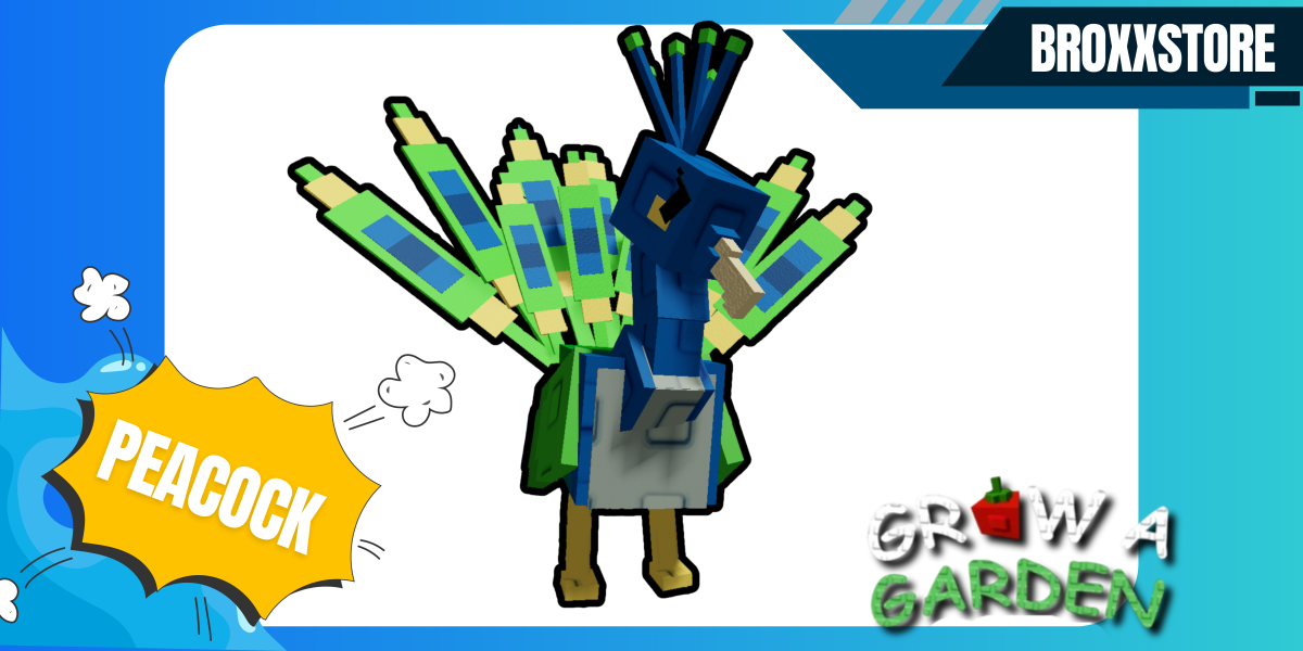 Nightmare Titan Collosal Peacock 110Kg+ | CD 15s | Mutate Titan Collosal Legendary Pet | Grow A Garden - Roblox