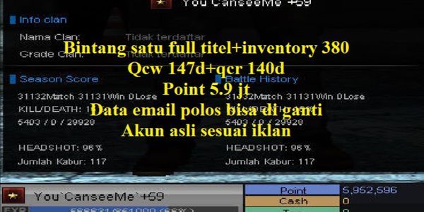B1 + Inven 380+QCw 147d+QCr 140d+point 5.9 million+plain email