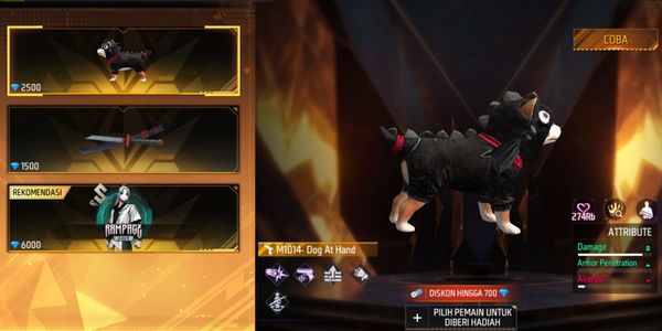 Gift M1014 - DOG AT HAND
