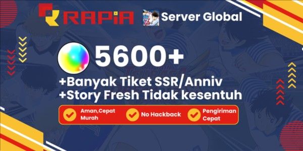 Akun Gacha Captain Tsubasa Dream Team Global - Paket D