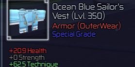 Ocean Blue Sailor's Vest