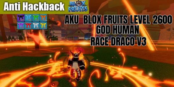 Aku blox fruits level 2600 race draco v3