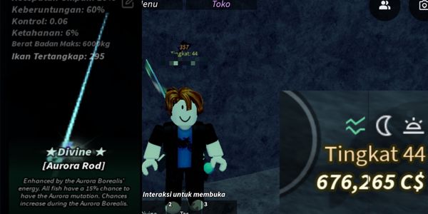 AKUN FISCH LEVEL 40-45 C$ 400K - 700KK