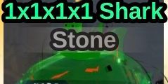 Stone 1x1x1x1 Shark