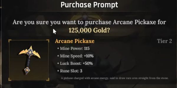 Arcane Pickaxe Boosting/Joki Arcane Pickaxe