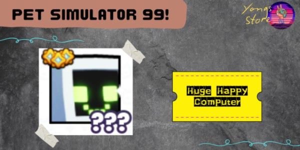 Huge happy computer