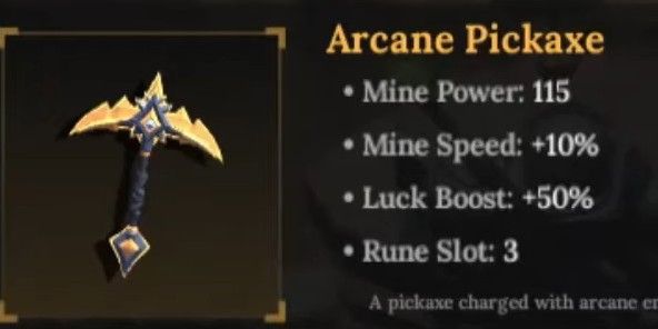 The Forge Joki Arcane Pickaxe - BONUS LEVEL