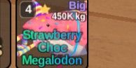 Big Strawberry Choc Megalodon