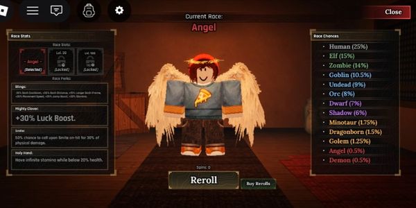 STARTER ACCOUNT THE FORGE|RACE ANGEL