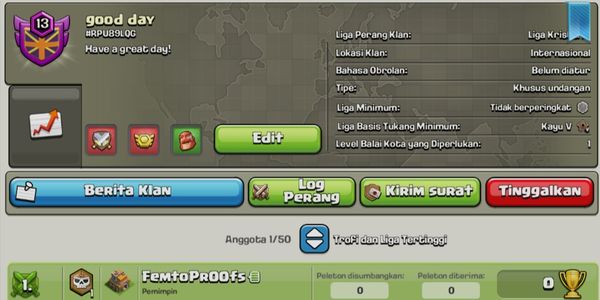 Clan Level 13