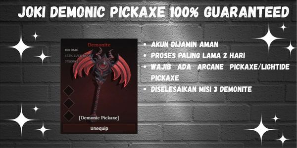 JOKI DEMONIC PICKAXE | THE FORGE