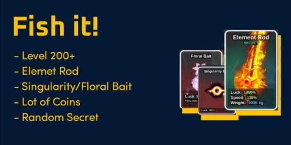Element Rod Account with Secret and Bait | Unverified