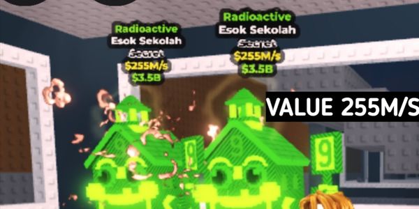 Radioactive Tomorrow School 255M/S - Steal A Brainrot