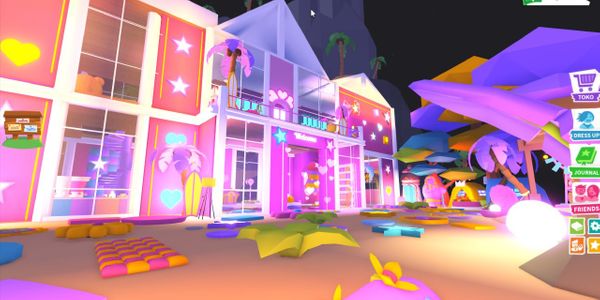 Adopt Me Sandbox Island House Themed Preppy