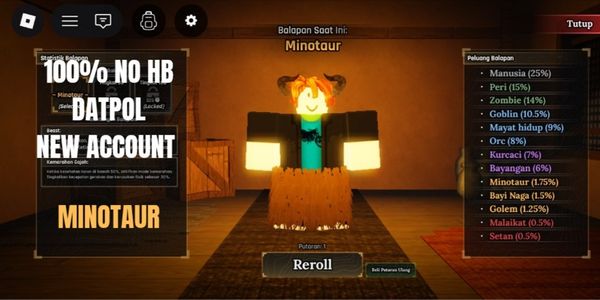 STARTER ACCOUNT | RACE MINOTAUR