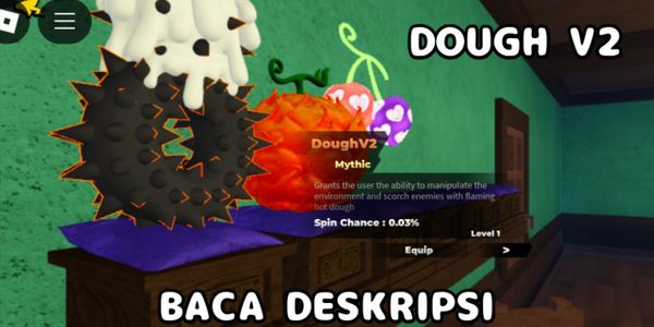 akun stater dough v2 fruits battlegrounds