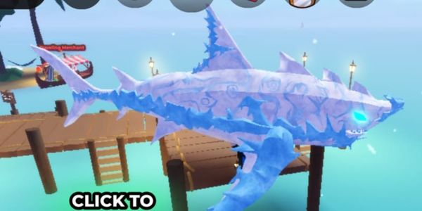 Frozen Big Frostborn Shark