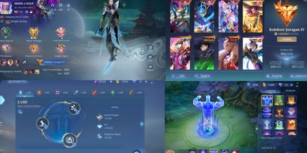 ML ACCOUNT SULTAN COLLECTOR BOSS SKIN 454 SPECS JUNGLER ALL MAX LEGEND SKIN 4, MANY COLLABS, MANY LIMITED, RECALL TLPH&TAS