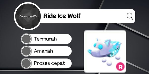 Ice Wolf R Ride - Adopt Me Pet (Gamestore FD)