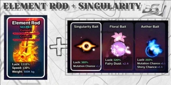 AKUN ELEMENT ROD + SINGULARITY BAIT
