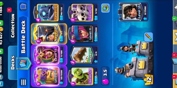 Clash Royale Account King Tower Level 12
