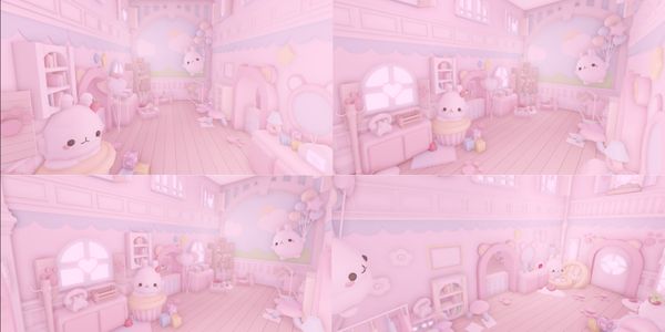 Pink Molang Queenslander House Adopt Me