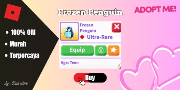 Frozen Penguine Adopt Me