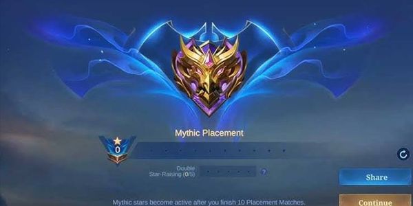 Paket Rank Mythic Full Placement (15 Bintang)