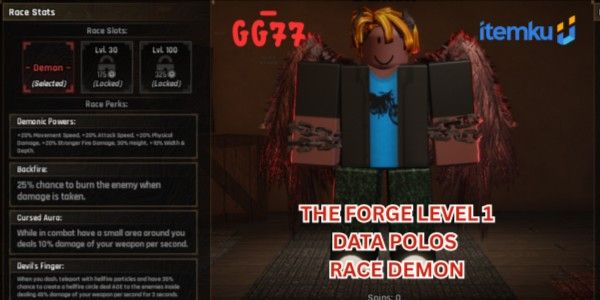 Fresh Account The Forge Level 1 Race Demon