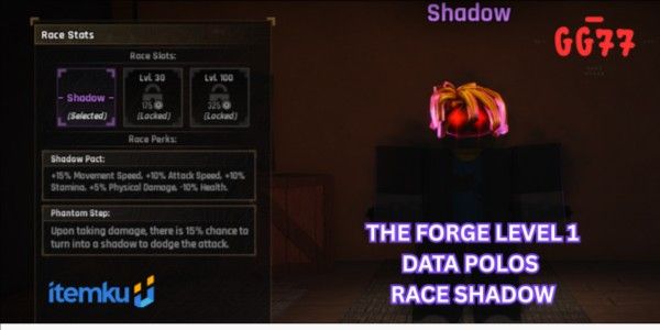 Fresh Account The Forge Level 1 Race Shadow